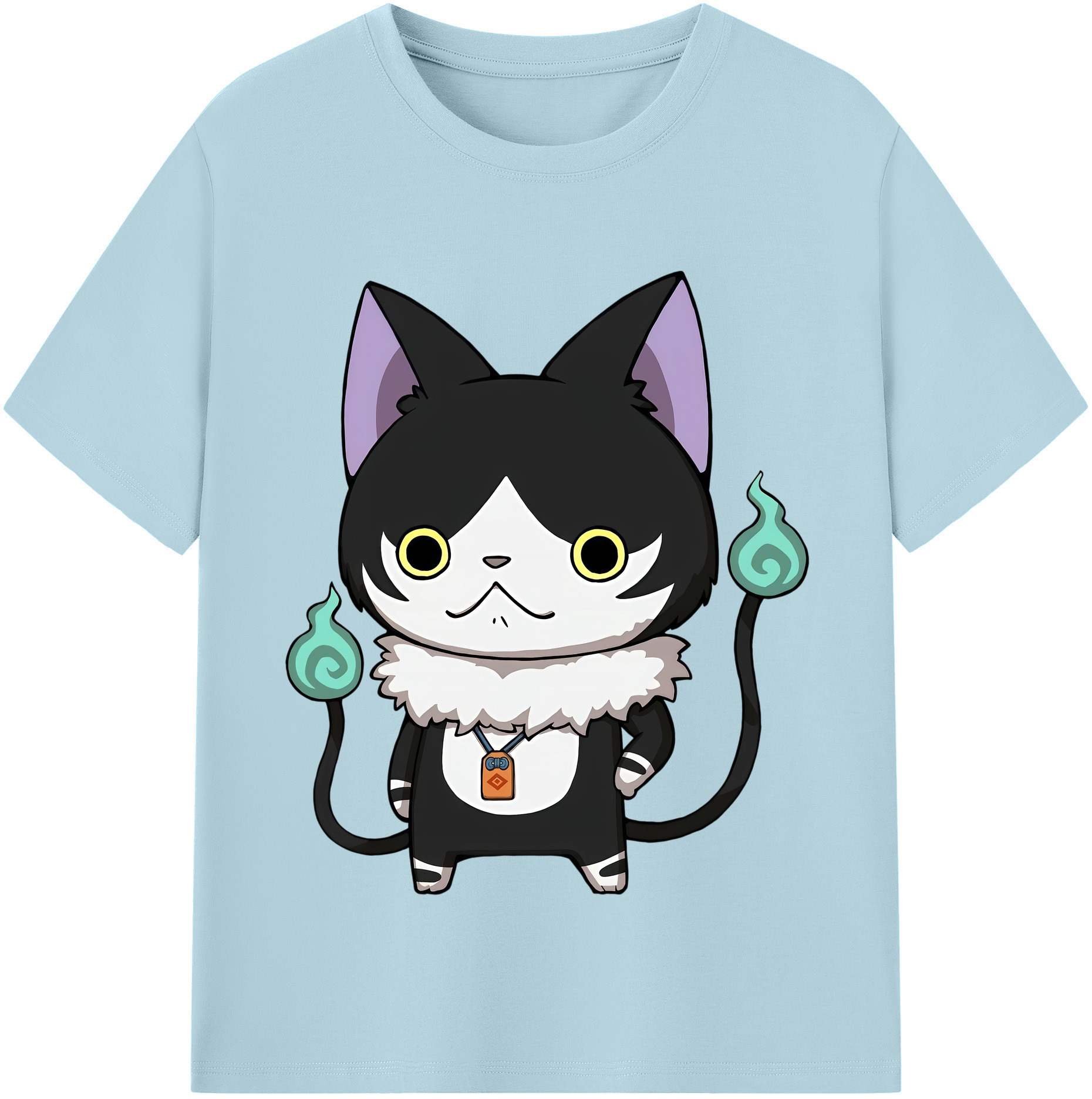 （画像用） 妖怪ウォッチ Yo-kai Watch 綿100％半袖Tシャツ（フロントプリント）